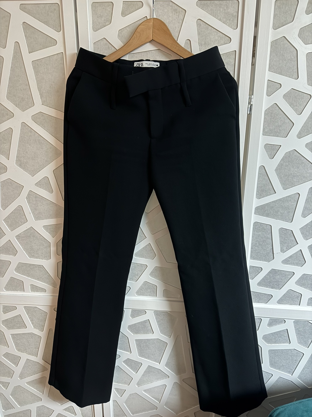 Zara Black Trousers, Size S - photo 2