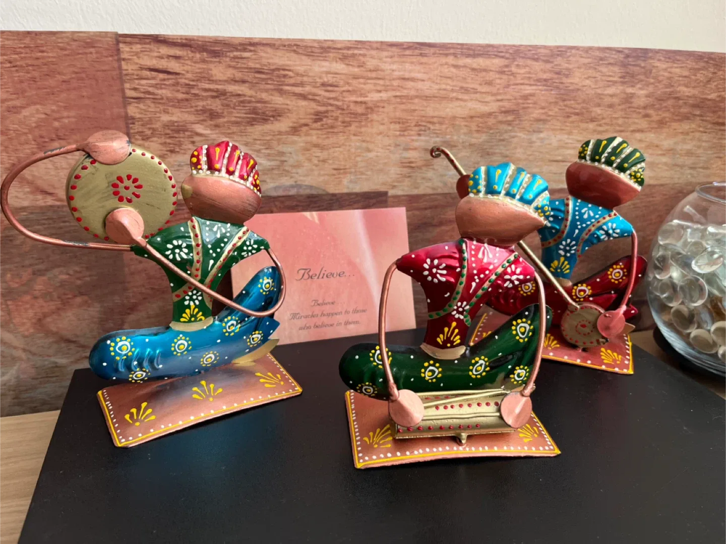 💯BRAND NEW*** Set of 3 Musician Metal Figurines thumbnail