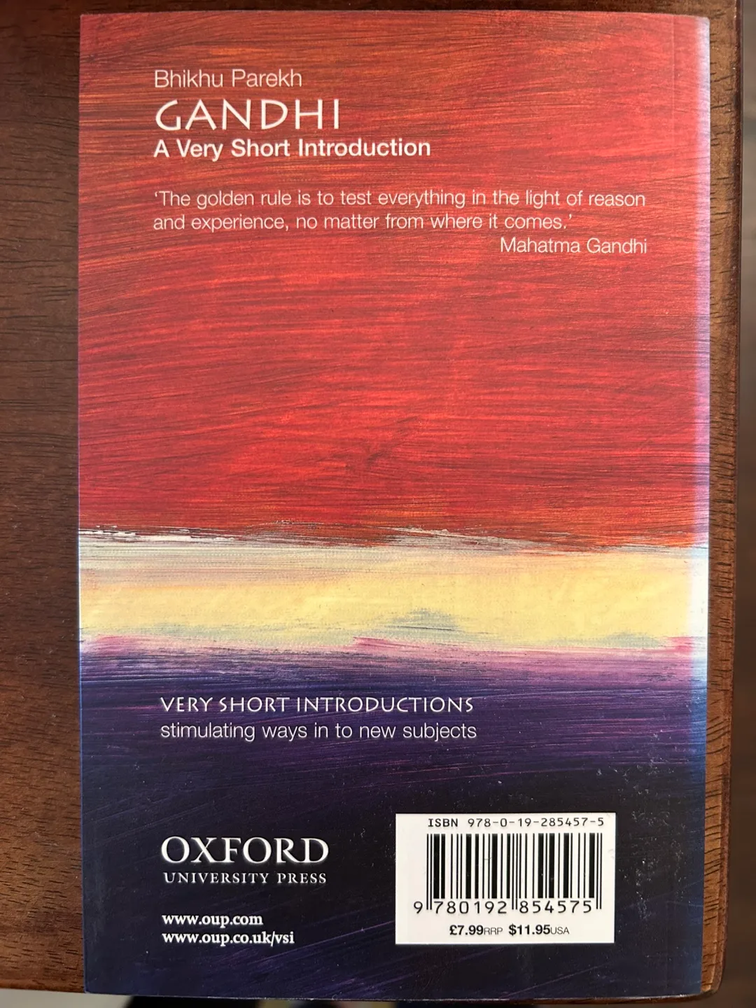 FREE BOOK: Gandhi: A Short Introduction by Bhikhu Parekh image indicator(3)