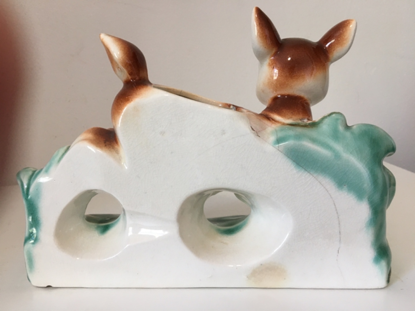 Vintage Ceramic Deer Planter - photo 4