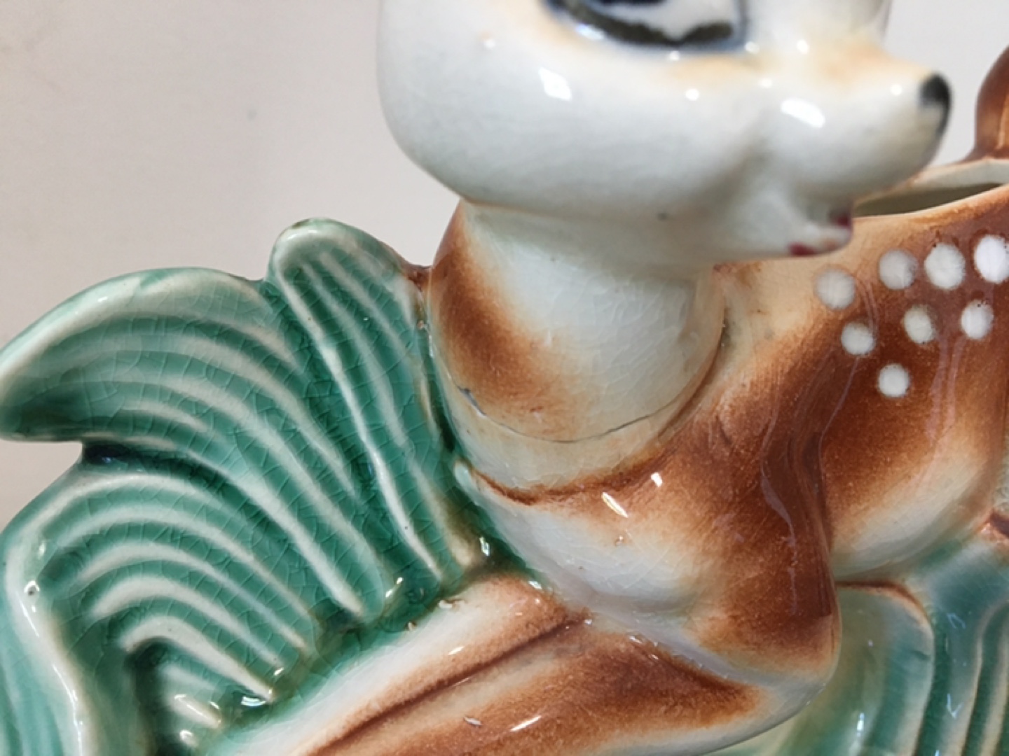 Vintage Ceramic Deer Planter - photo 3