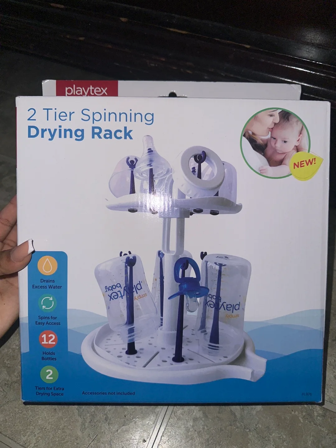Playtex Baby 2 Tier Spinning Drying Rack thumbnail