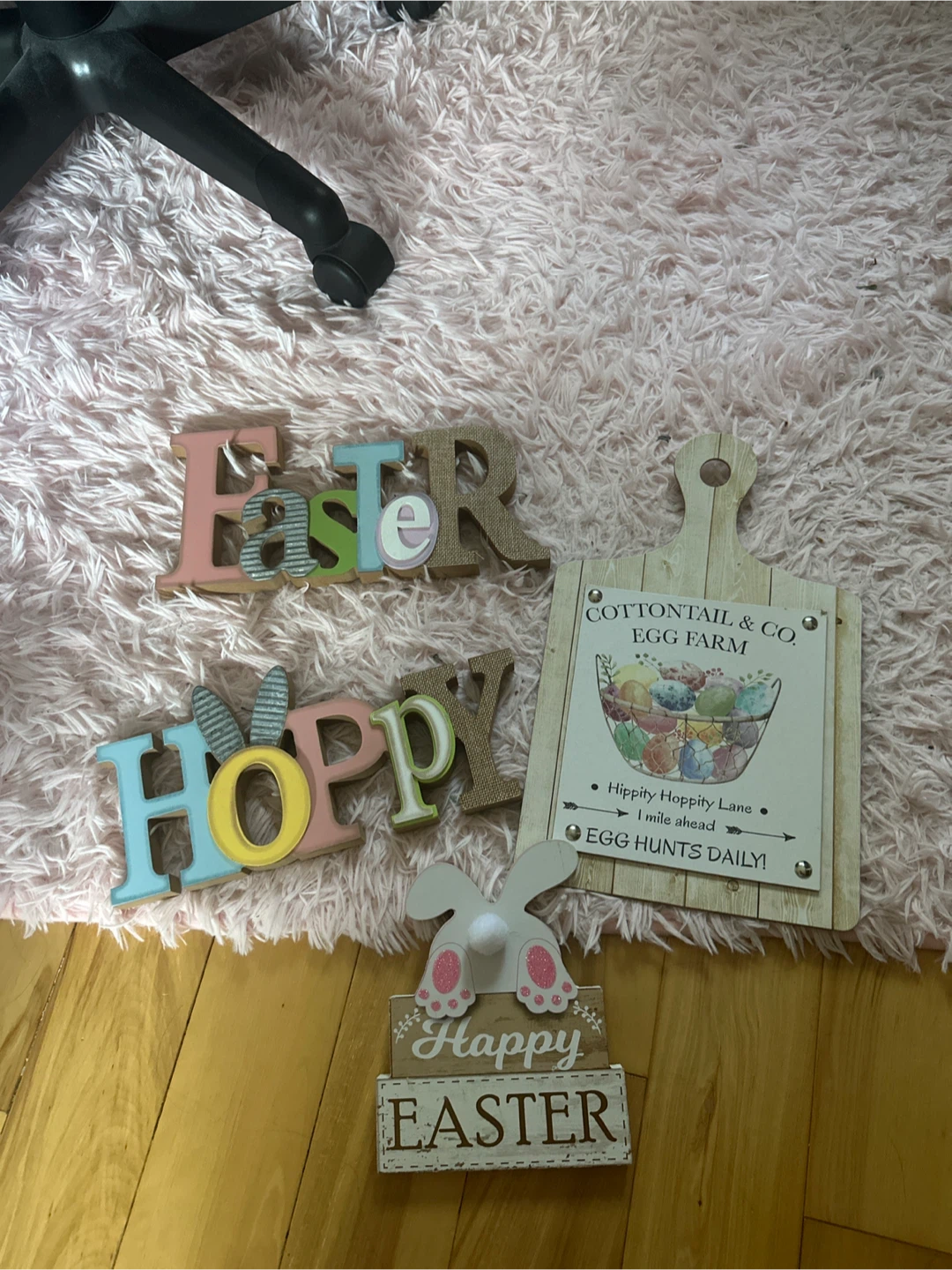 Easter & Cottontail Egg Farm Decor