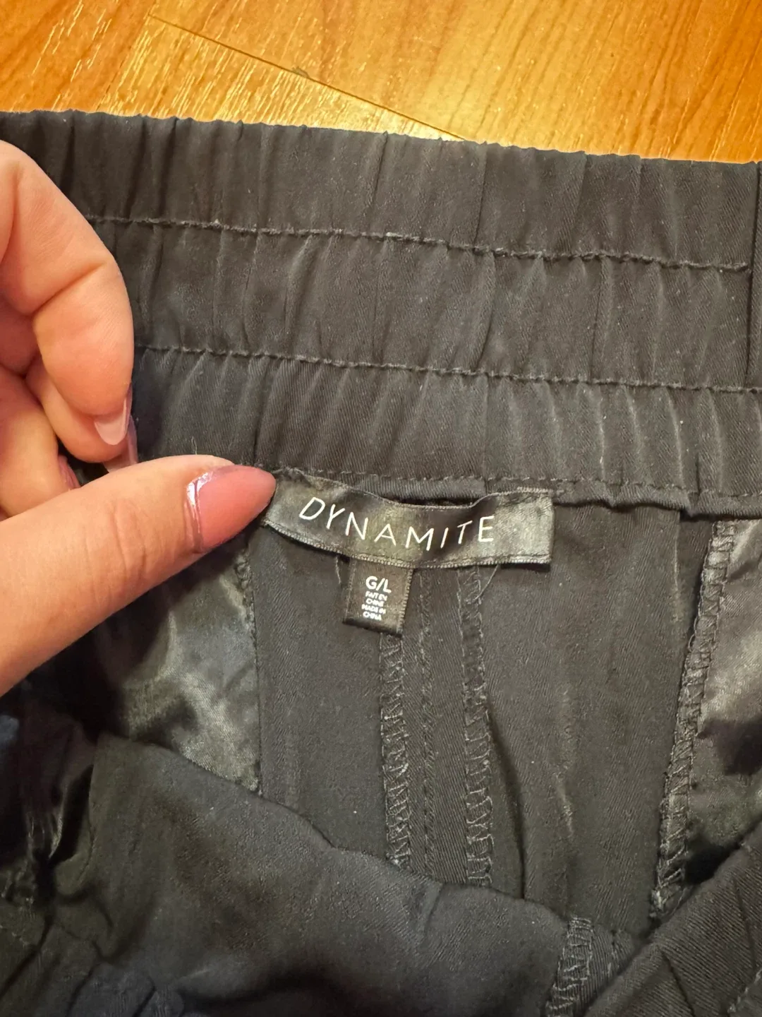 Dynamite Black Jogger Pants - Size Large image indicator(6)