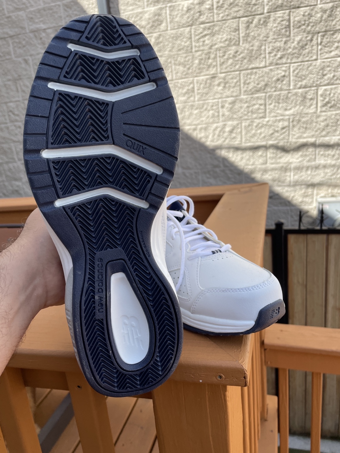 New Balance 624 White/Navy Men's Training Shoes - photo 4