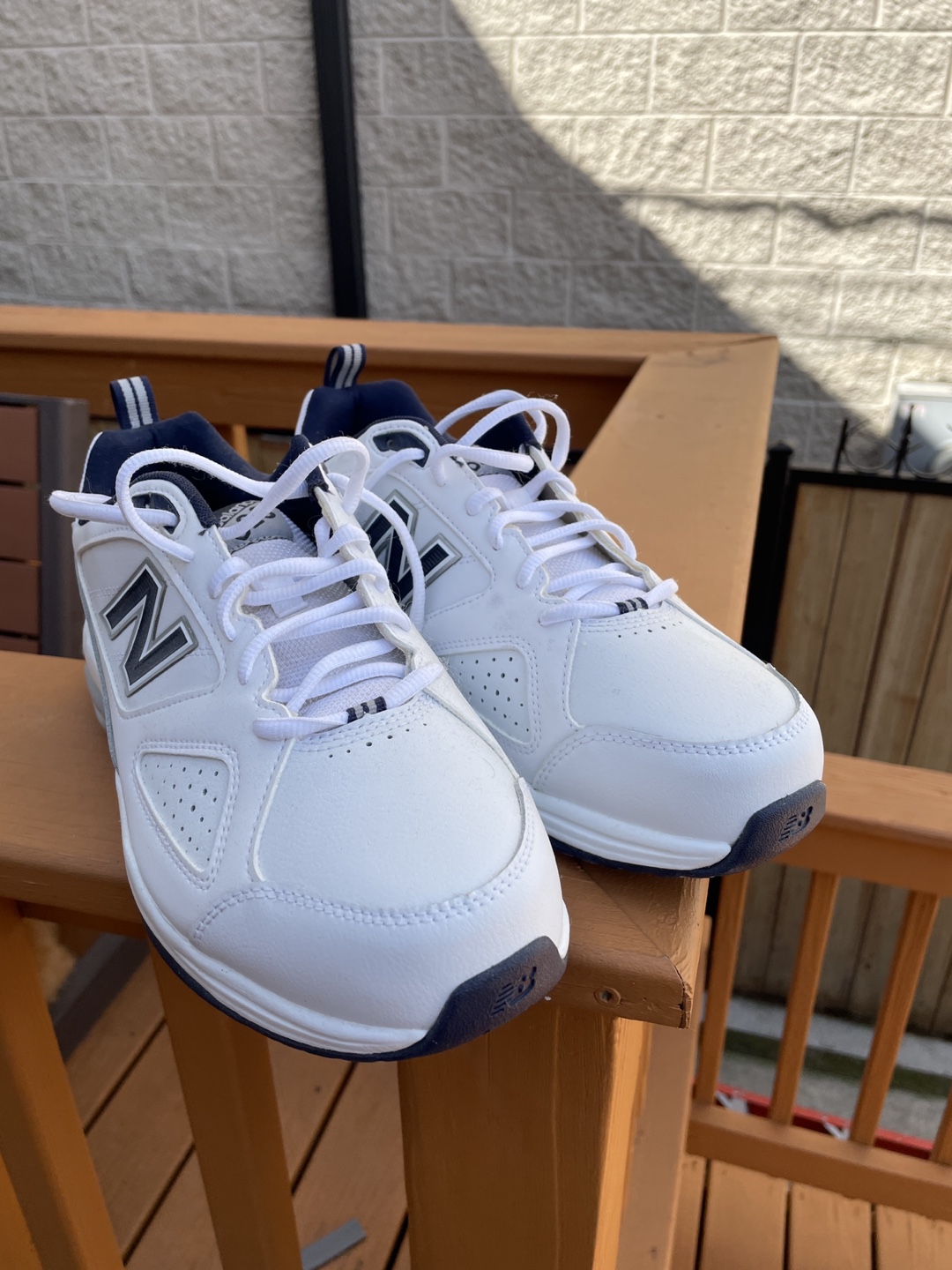 New Balance 624 White/Navy Men's Training Shoes - photo 3
