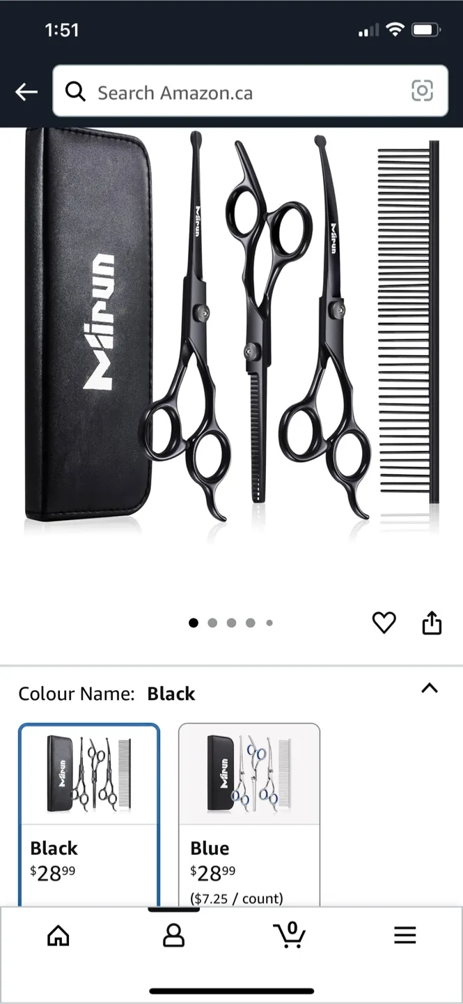 Mirun Hair Cutting Scissors Set
