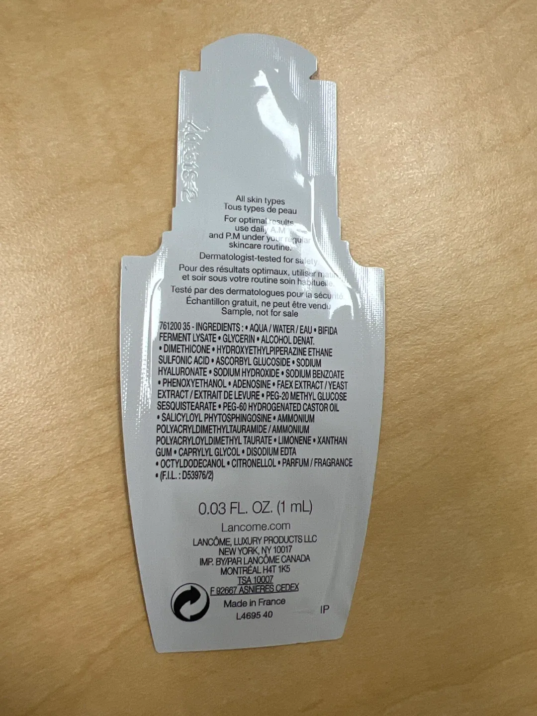 Lancôme Advanced Génifique Youth Concentrate Sample image indicator(2)