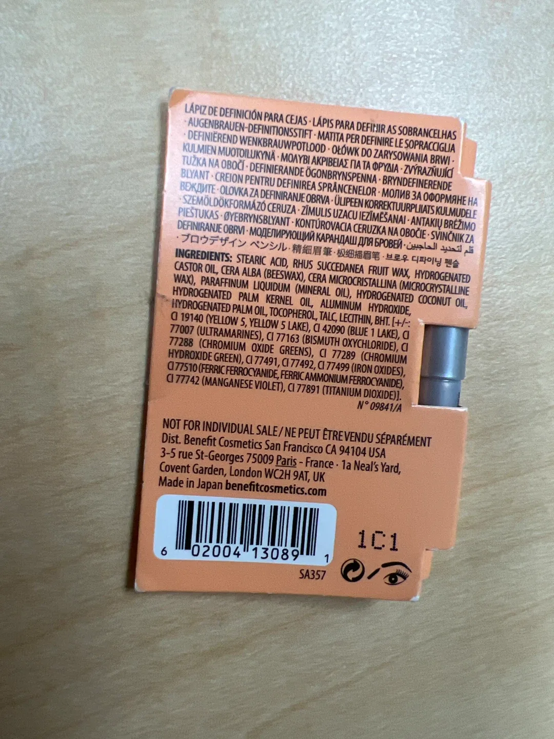 Benefit Precisely, My Brow Pencil - Warm Light Brown image indicator(2)