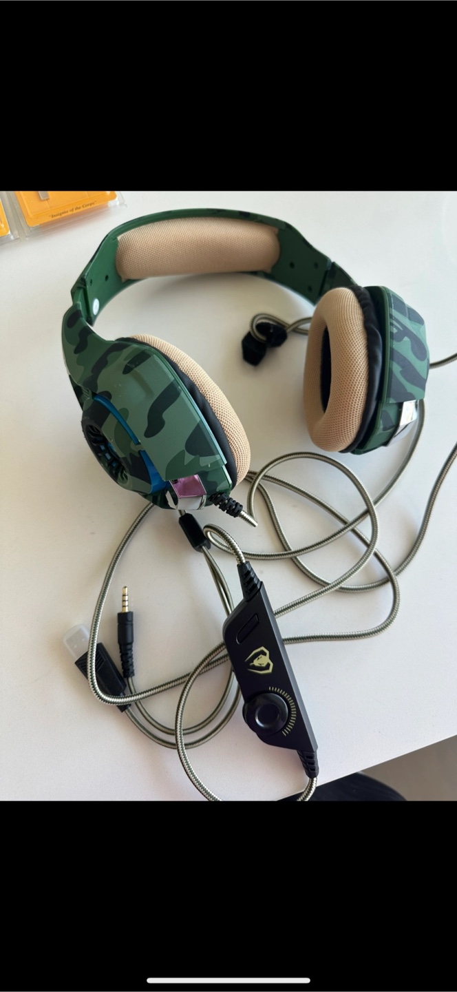 SADES Spirit Blademail Camo Gaming Headset