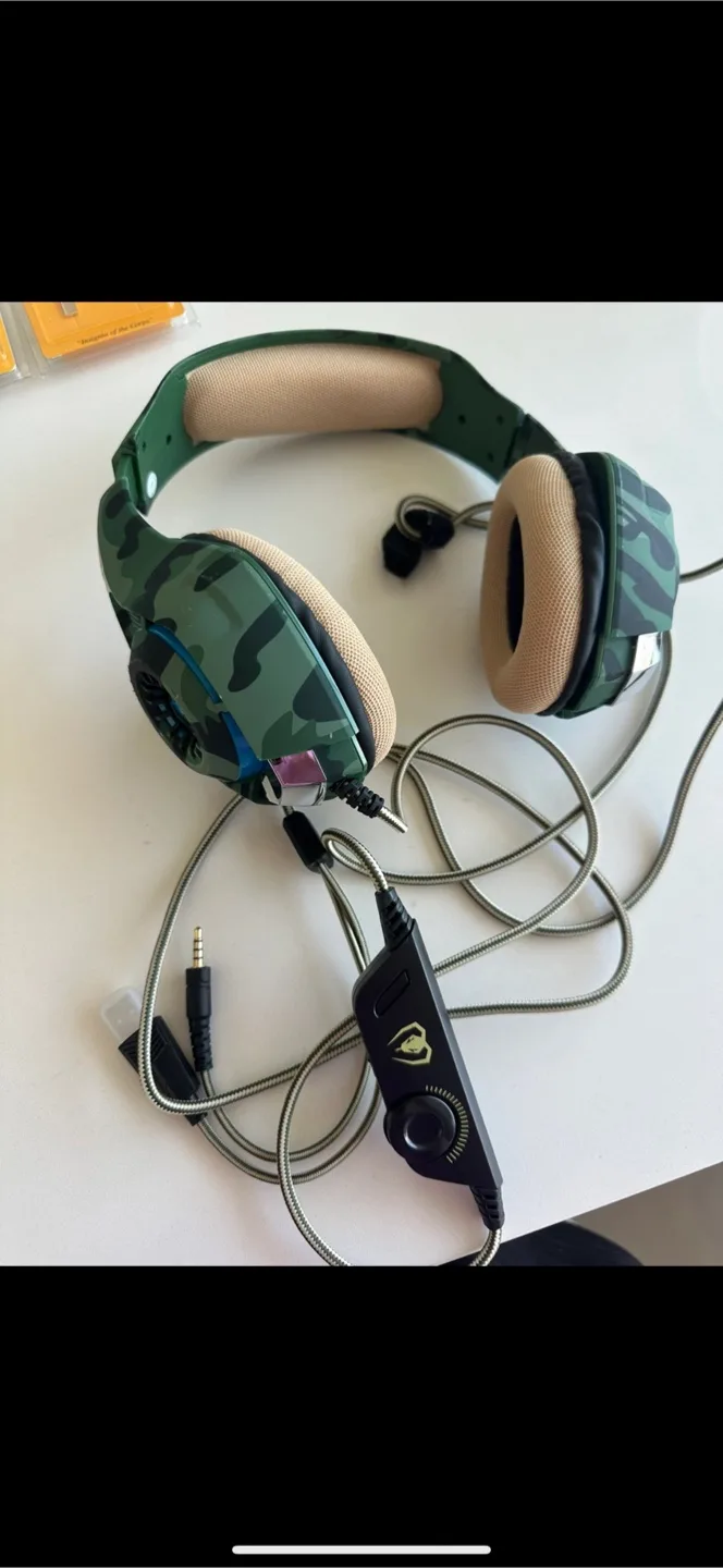 SADES Spirit Blademail Camo Gaming Headset