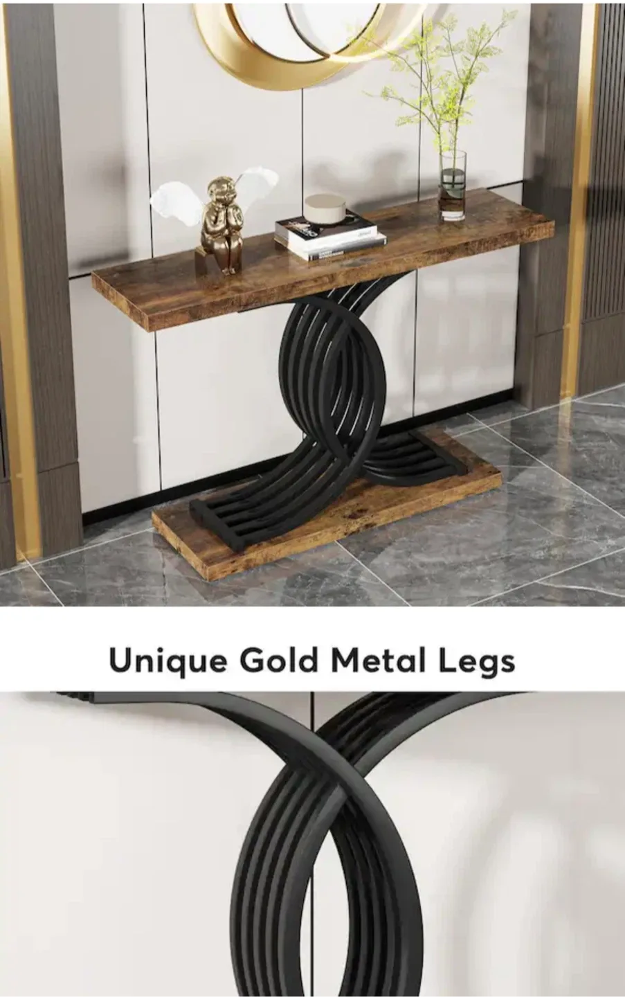 Console Table with Metal Base image indicator(7)
