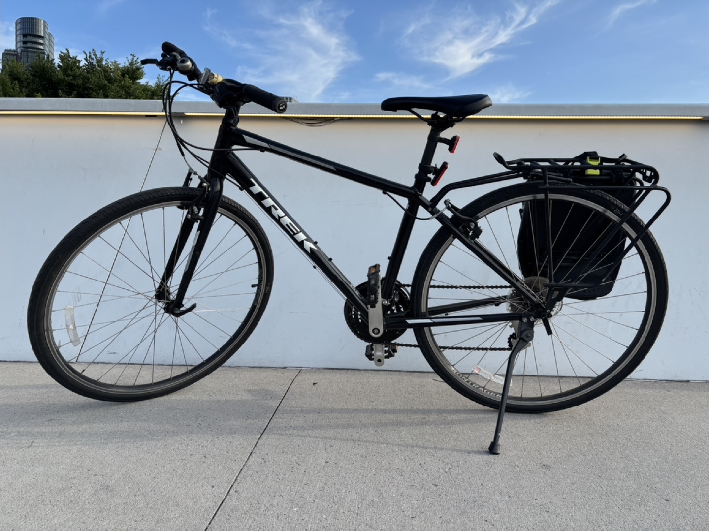 Trek Hybrid Bike with Rack and Waterproof Bags - photo 2