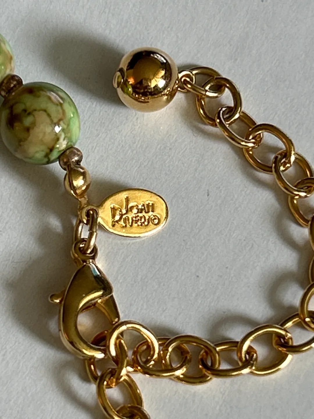 Joan Rivers Green Beaded Necklace image indicator(4)