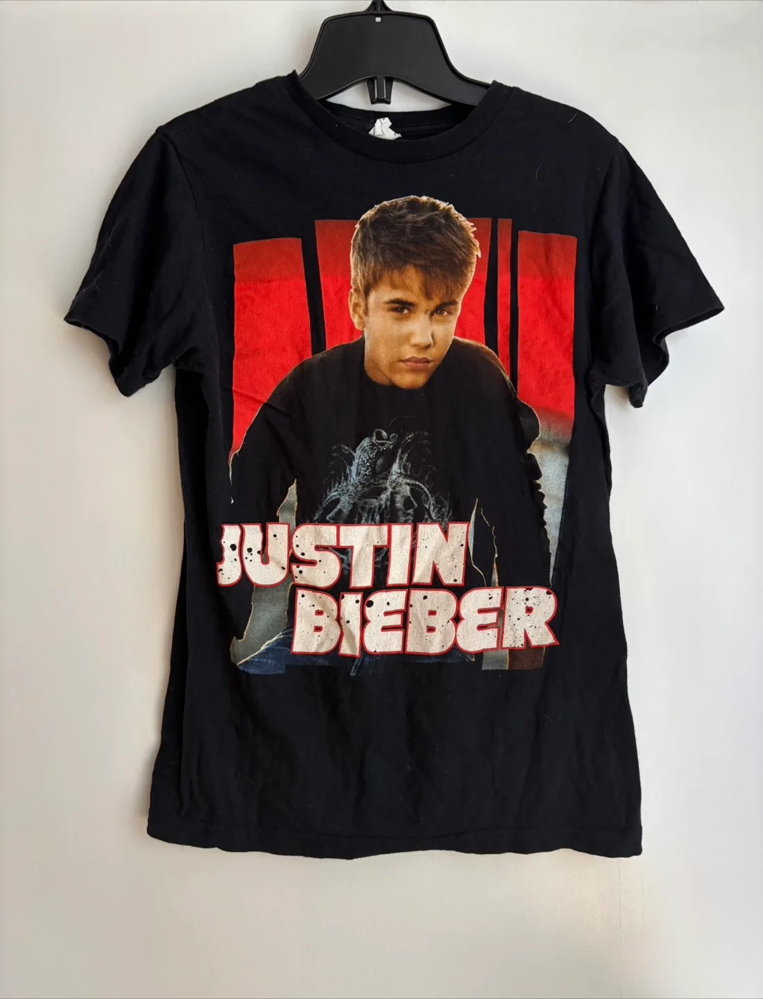 Justin Bieber Black T-Shirt thumbnail