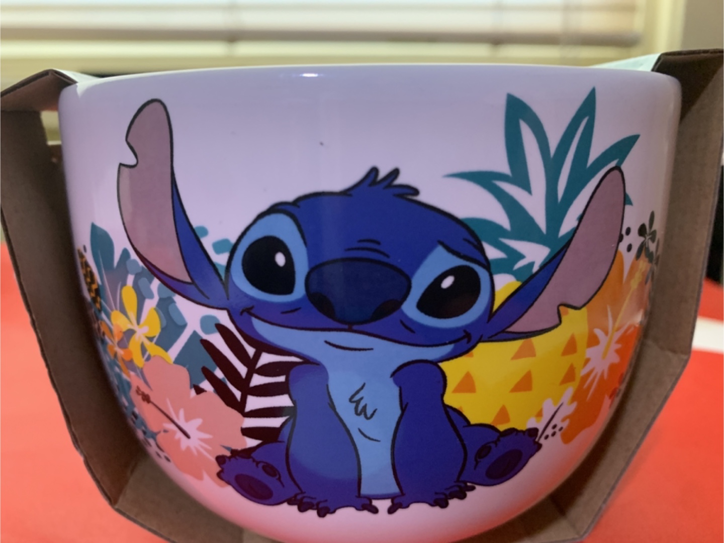 Disney Stitch Ceramic Bowl with Chopsticks - New - photo 2