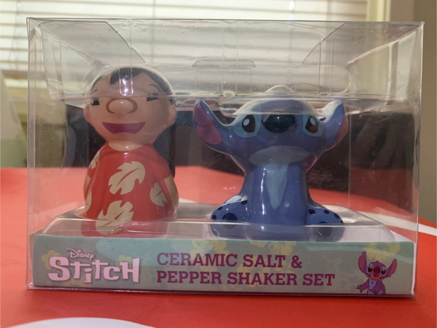 Disney Stitch Ceramic Salt & Pepper Shaker Set - New!