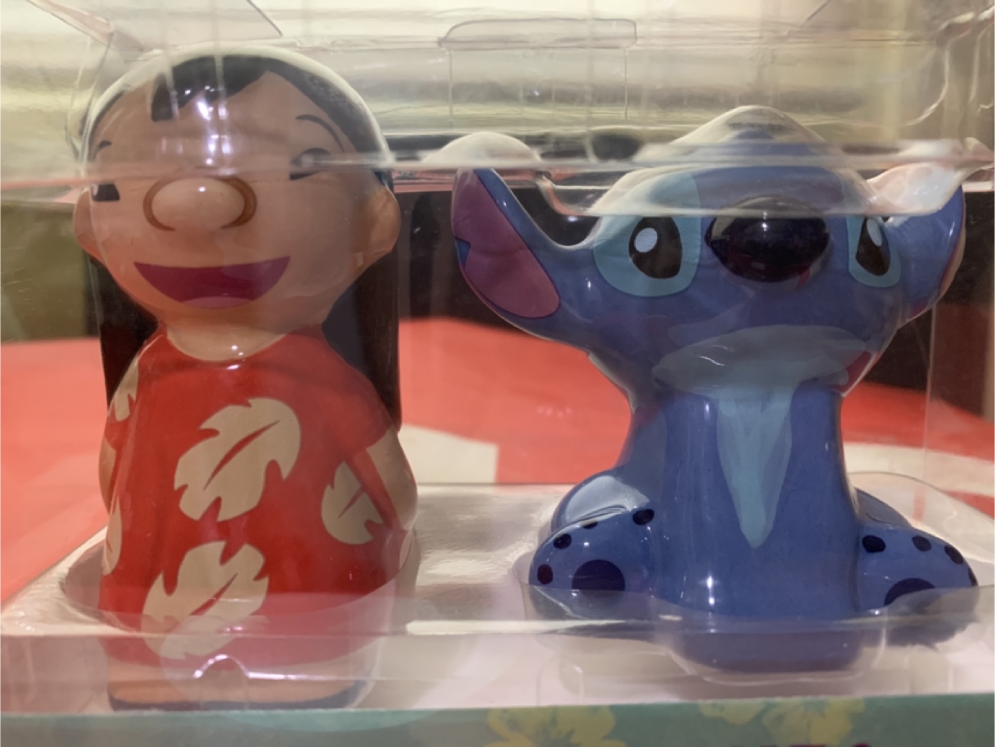 Disney Stitch Ceramic Salt & Pepper Shaker Set - New! - photo 2