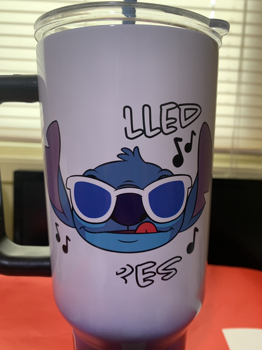 Disney Stitch Insulated Tumbler with Handle & Straw - photo 3