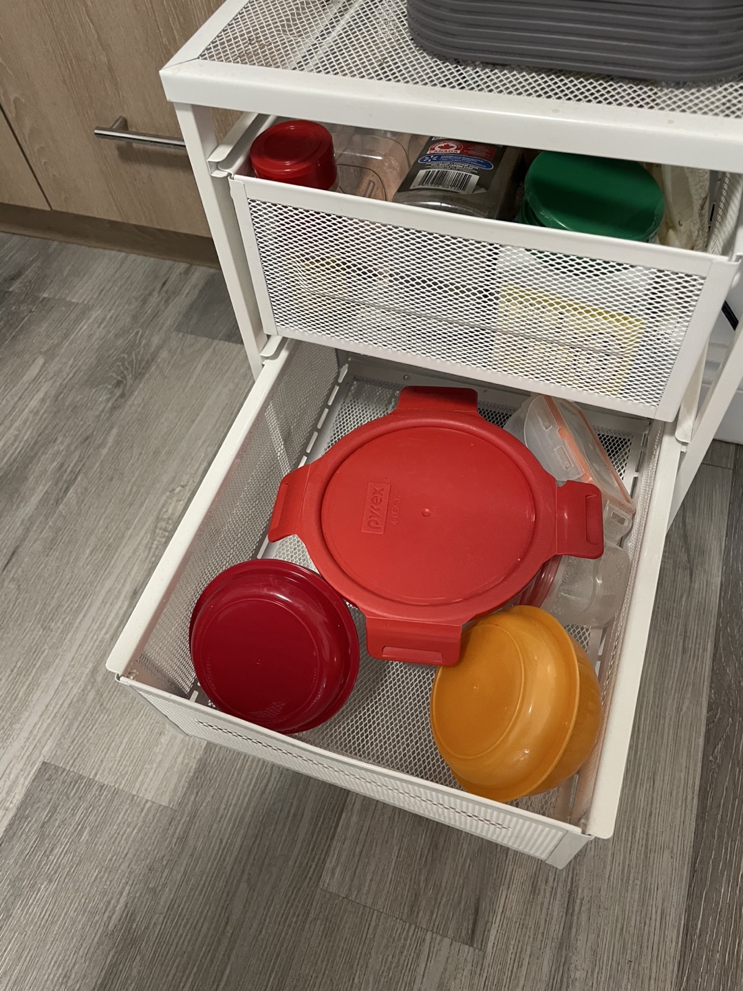 IKEA White Metal Utility Cart - photo 4
