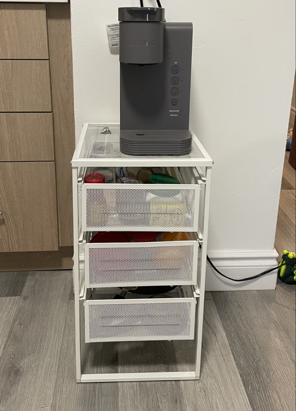 IKEA White Metal Utility Cart - photo 2