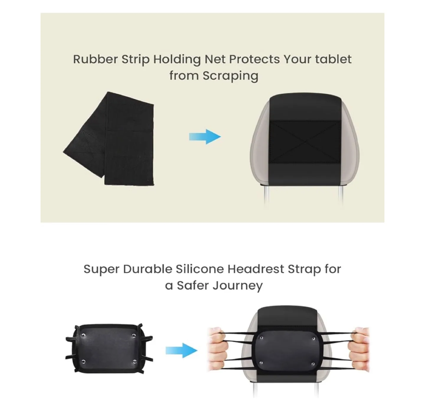 Tablet Headrest Mount Holder 7-12.9" image indicator(3)