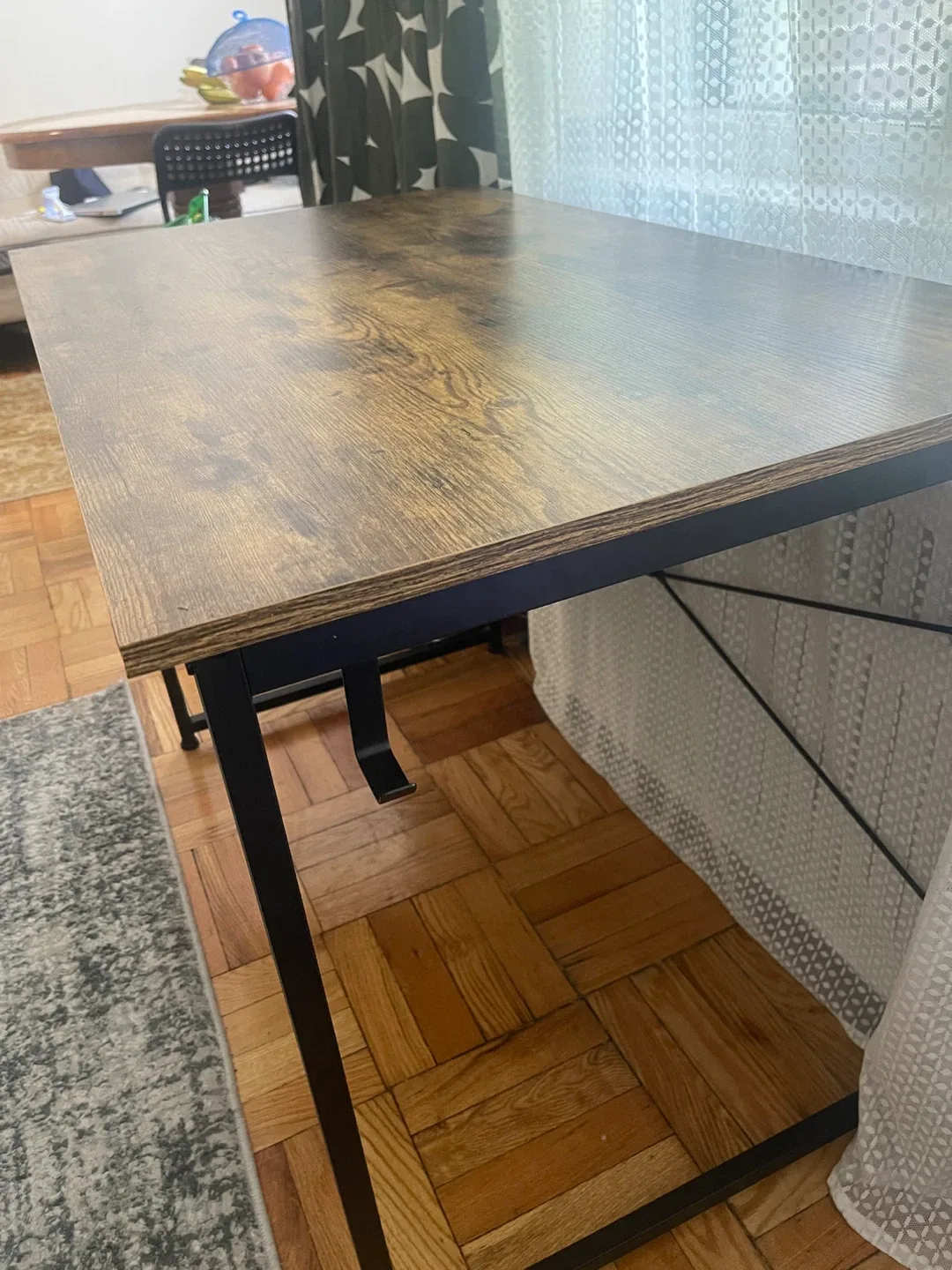 Wood & Metal Desk Table image indicator(2)