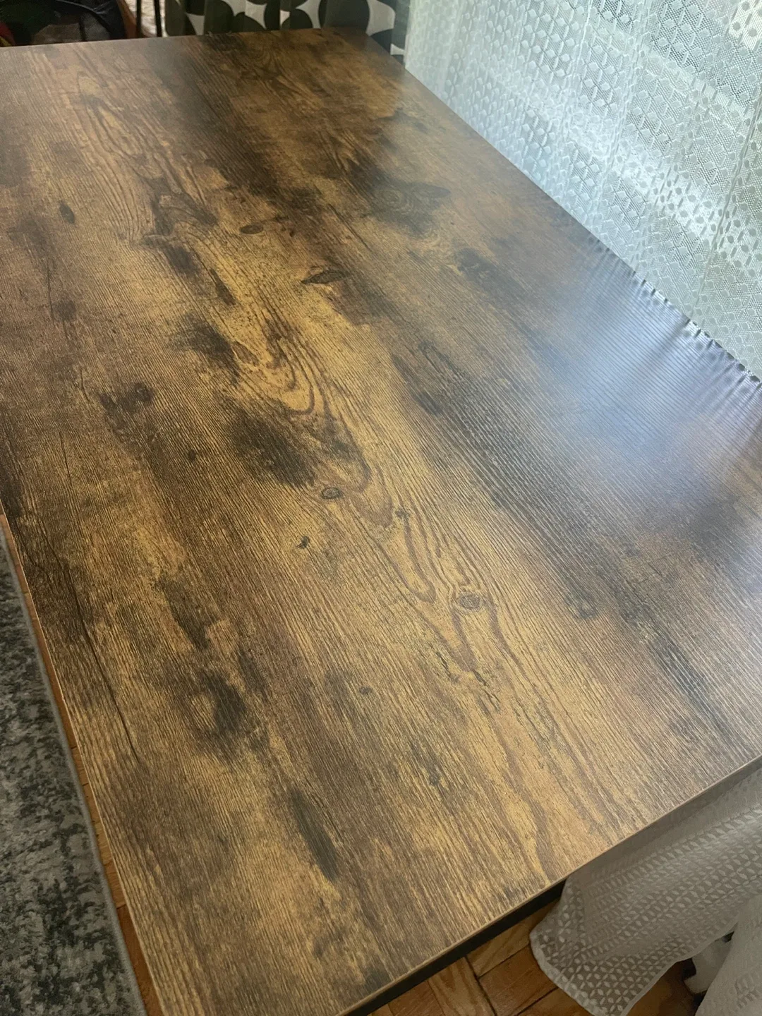 Wood & Metal Desk Table image indicator(3)