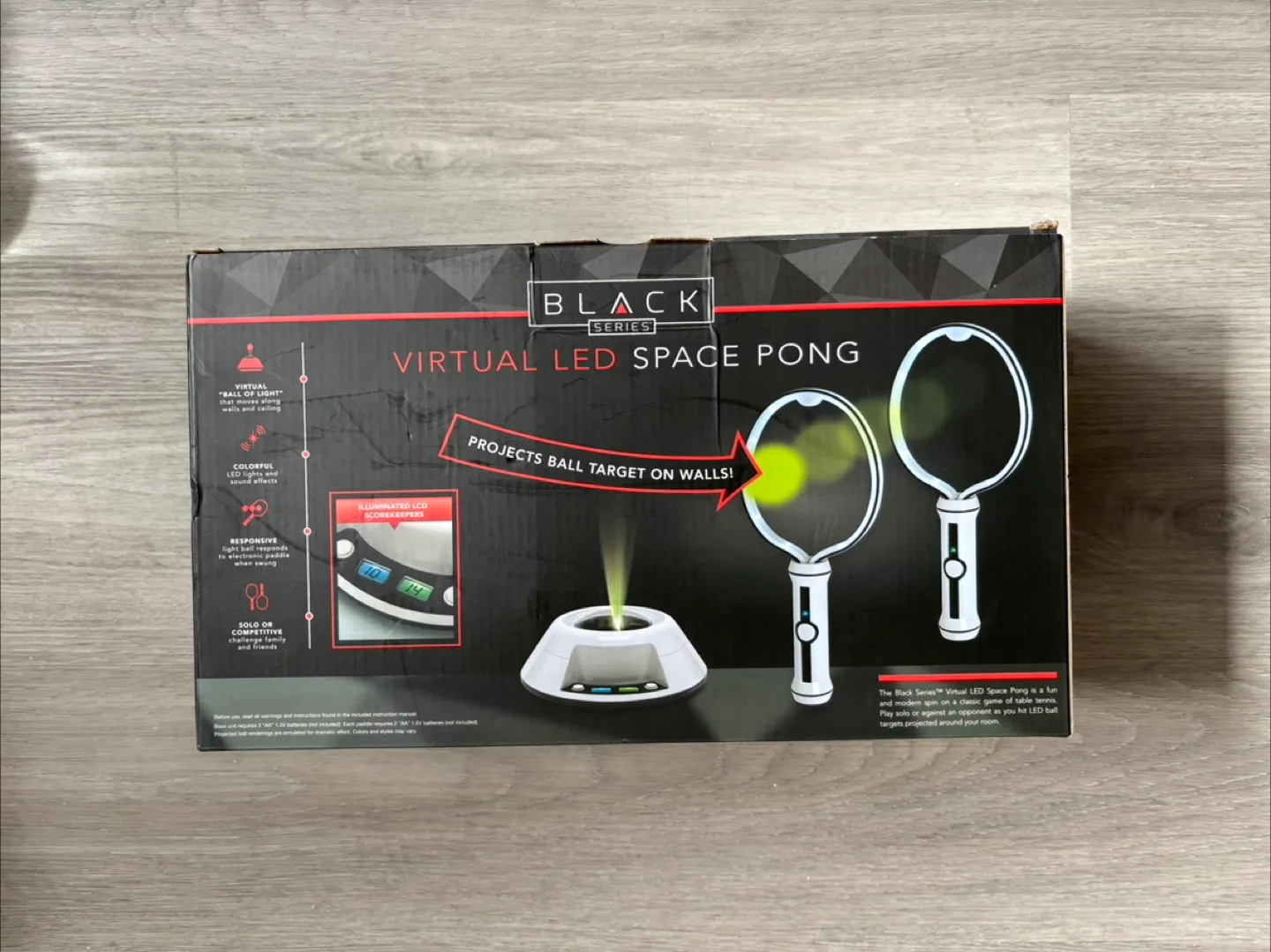 Black Series Virtual LED Space Pong - New in Box! image indicator(3)