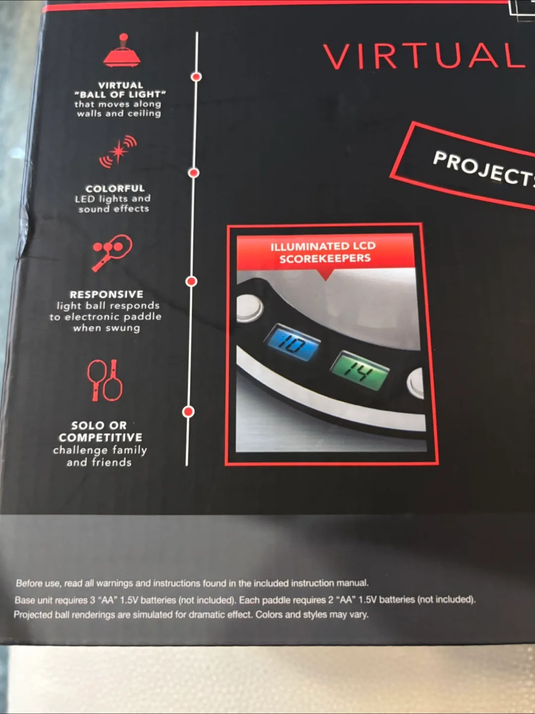 Black Series Virtual LED Space Pong - New in Box! image indicator(5)