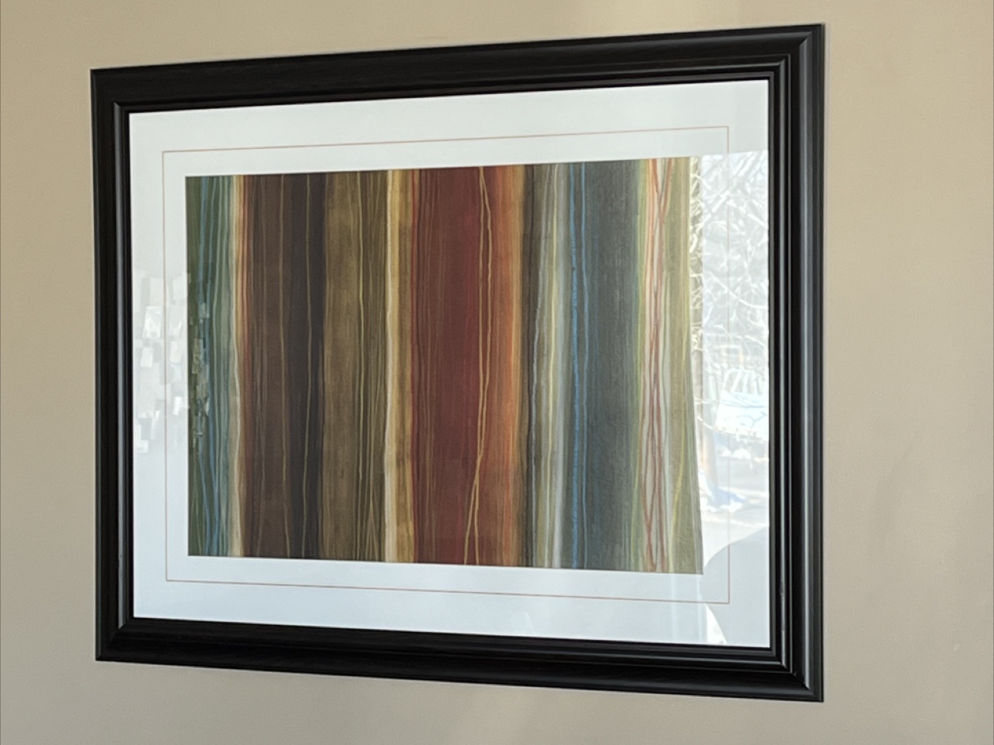 Framed Abstract Art Print - photo 2