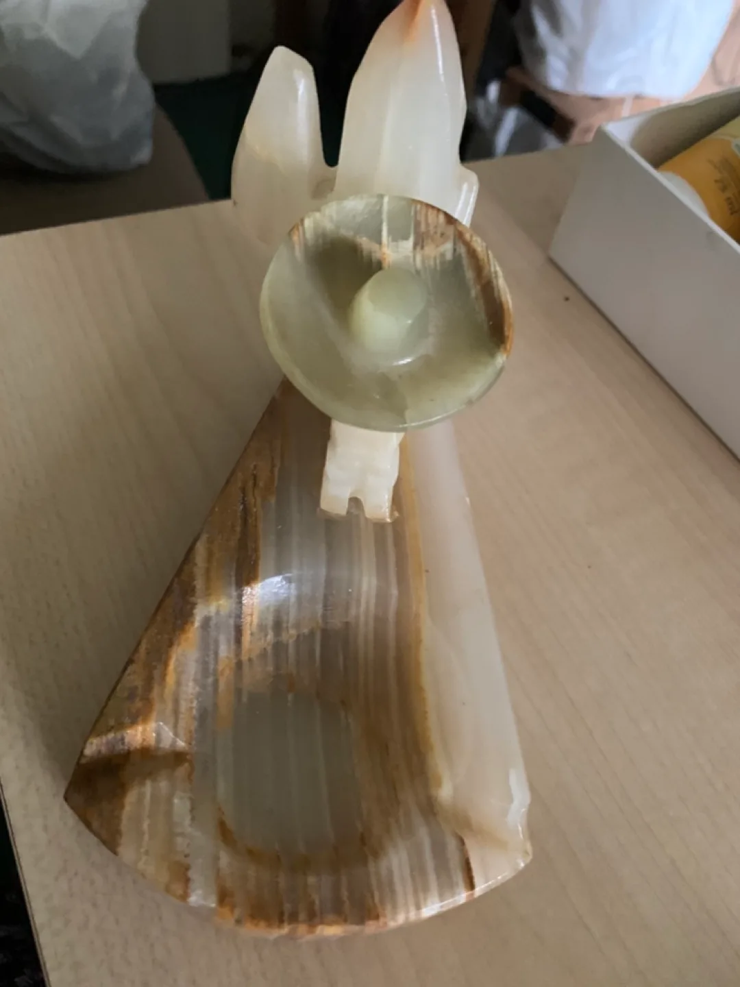 Onyx Angel Candle Holder thumbnail