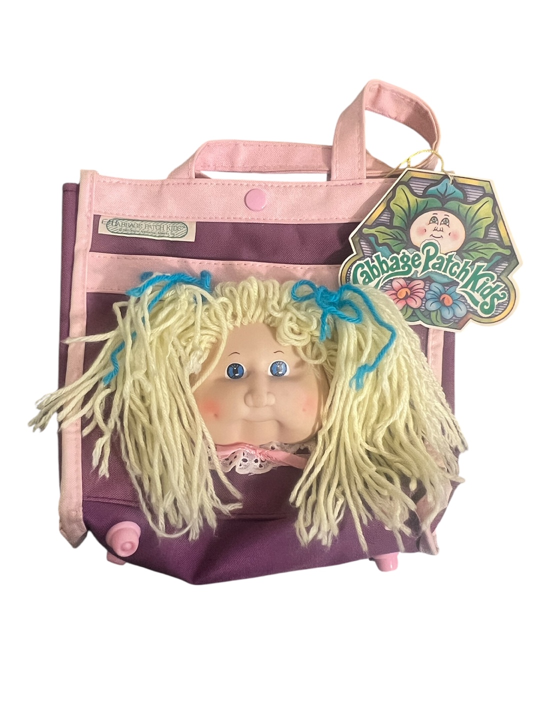 Vintage 1983 Cabbage Patch Kids Backpack Doll Carrier-BNWT