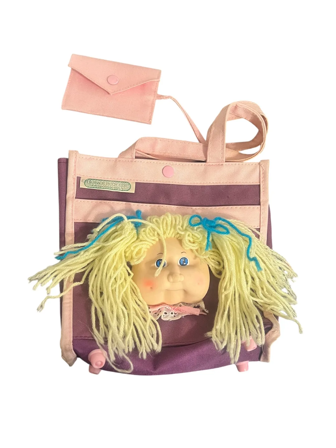 Vintage 1983 Cabbage Patch Kids Backpack Doll Carrier-BNWT image indicator(7)