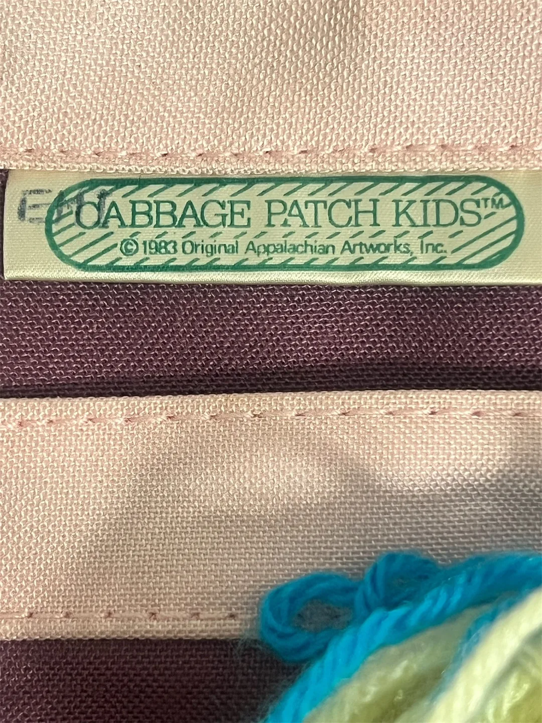 Vintage 1983 Cabbage Patch Kids Backpack Doll Carrier-BNWT image indicator(9)