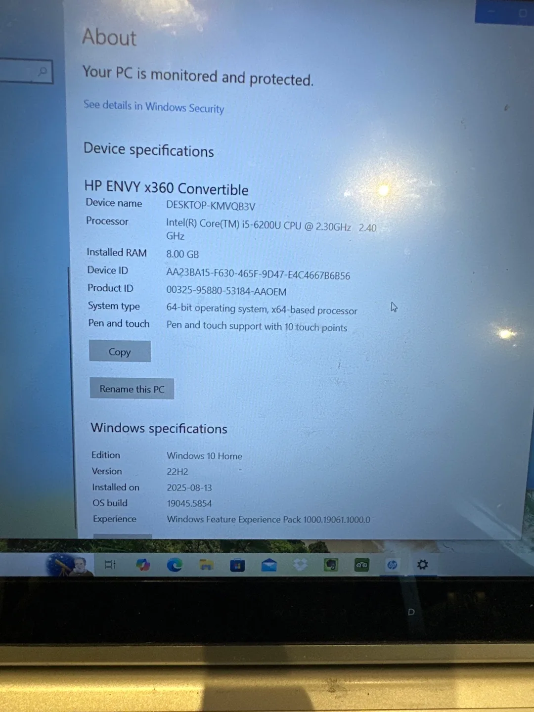 HP Envy 360 2 in 1 with i5 intel image indicator(2)