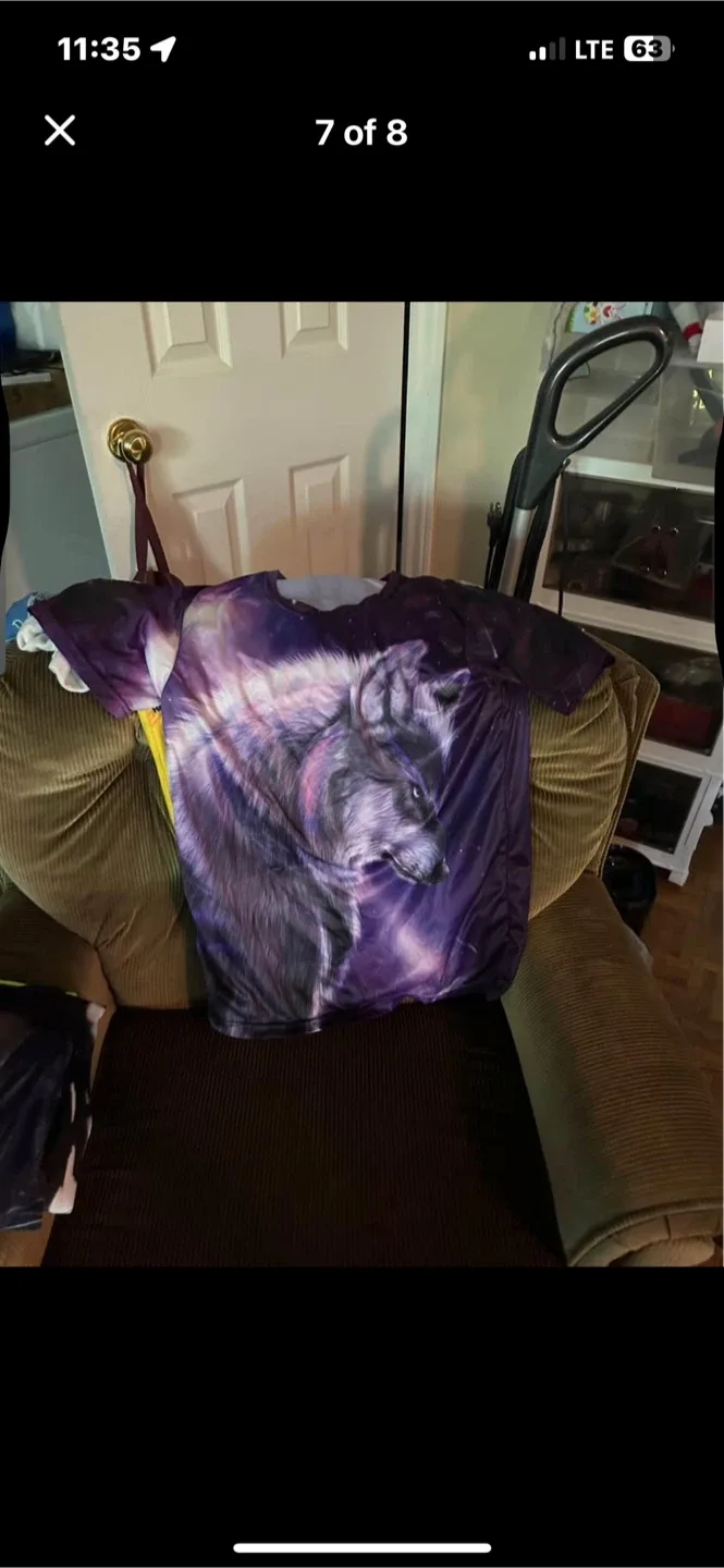 Bob Marley & Wolf Graphic T-Shirt image indicator(2)