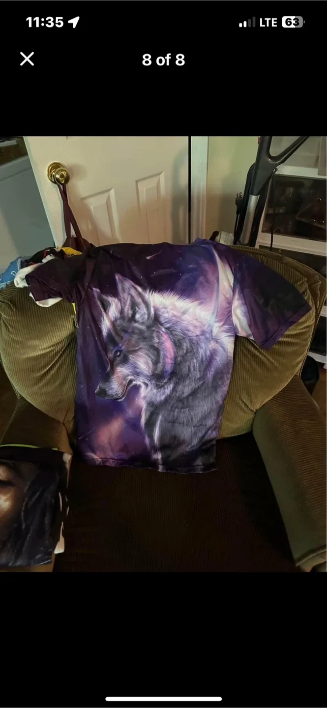 Bob Marley & Wolf Graphic T-Shirt thumbnail