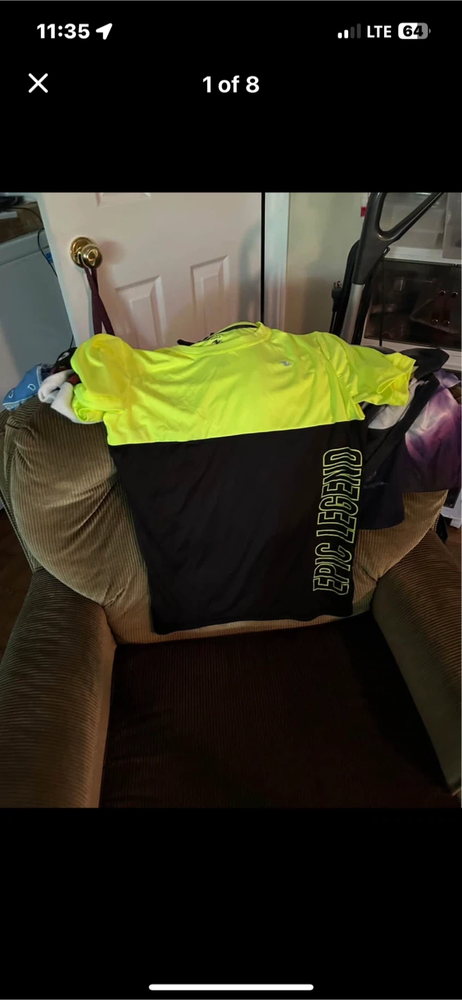 Epic Legend Black & Neon Yellow T-Shirt - photo 2