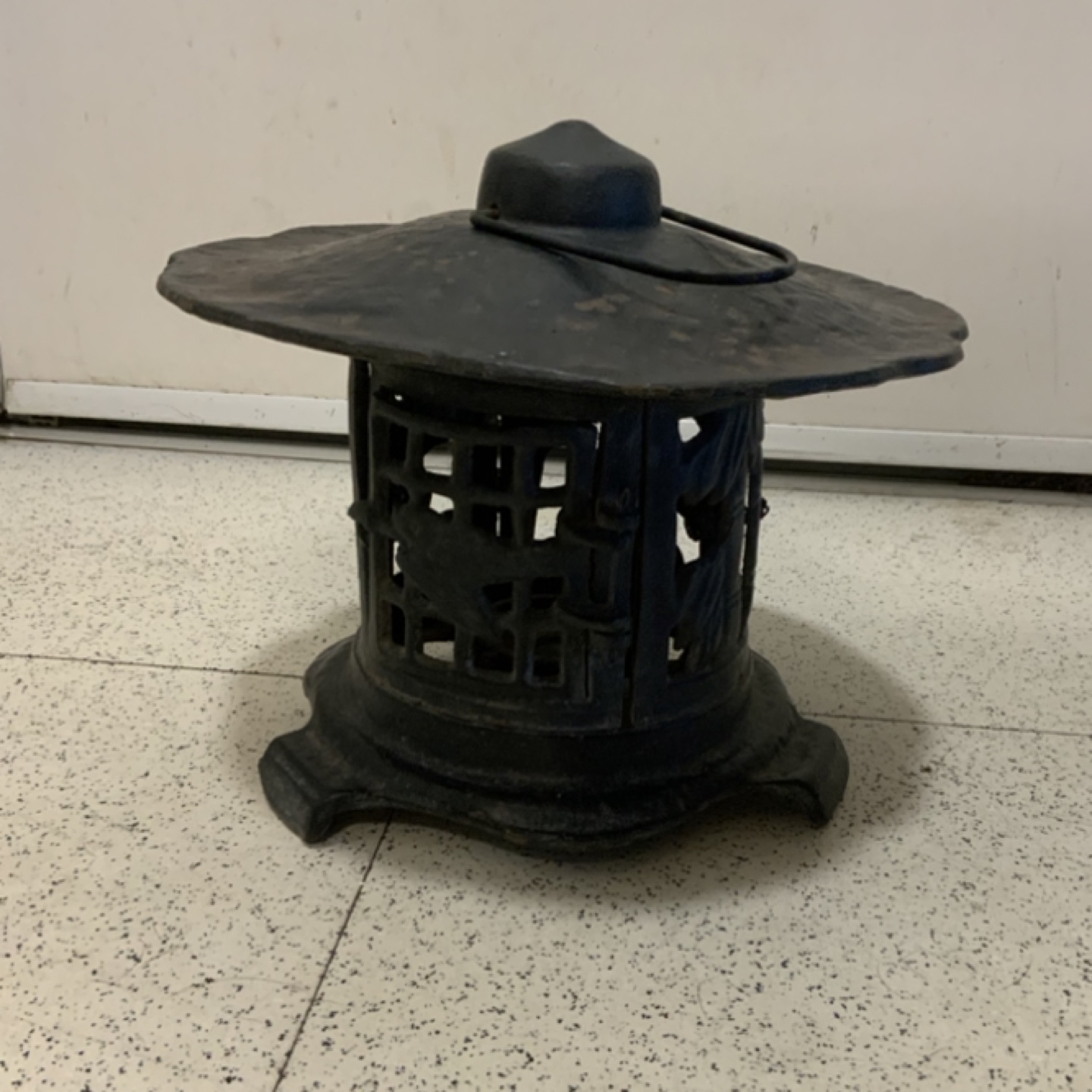 Vintage Japanese Cast Iron Lantern