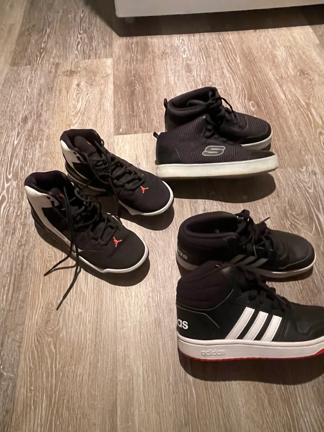 Adidas Hoops Mid 3.0 Kids Shoes - US Size 3 thumbnail