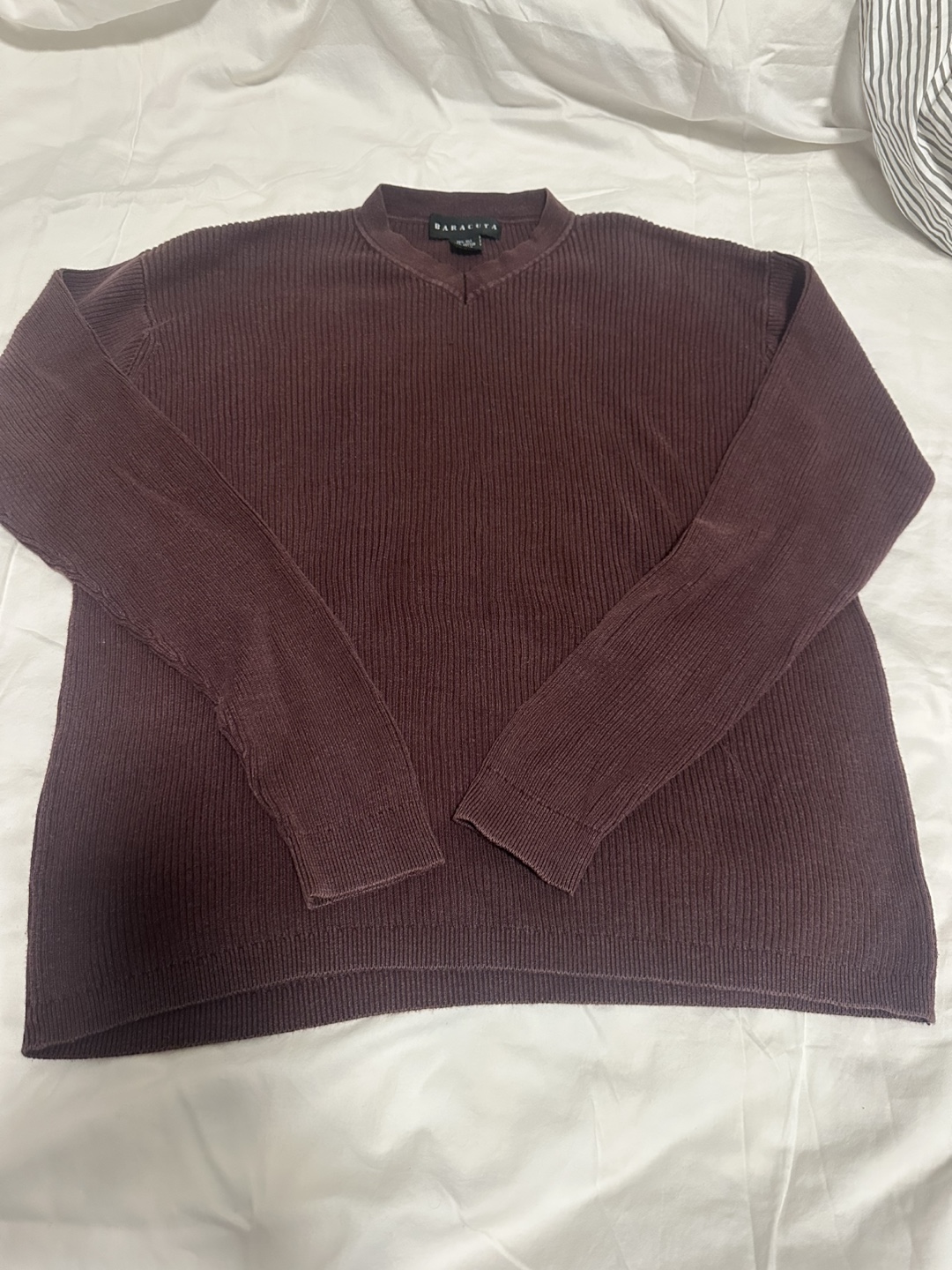 Baracuta V-Neck Sweater - Size L