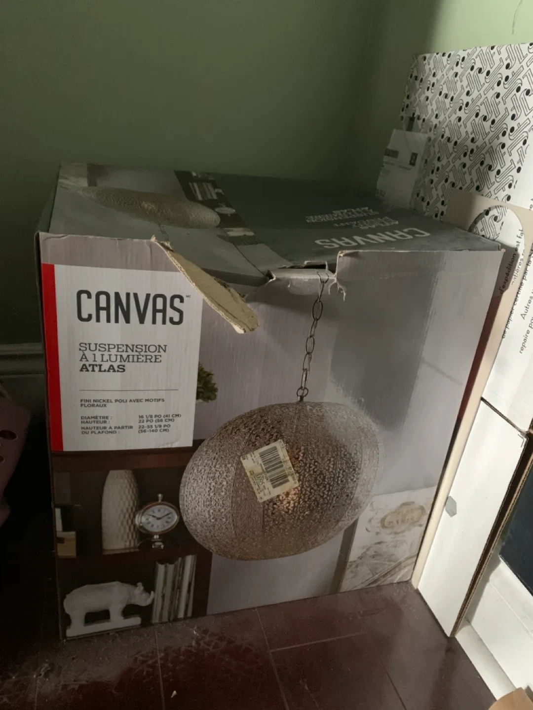 Canvas chandelier thumbnail