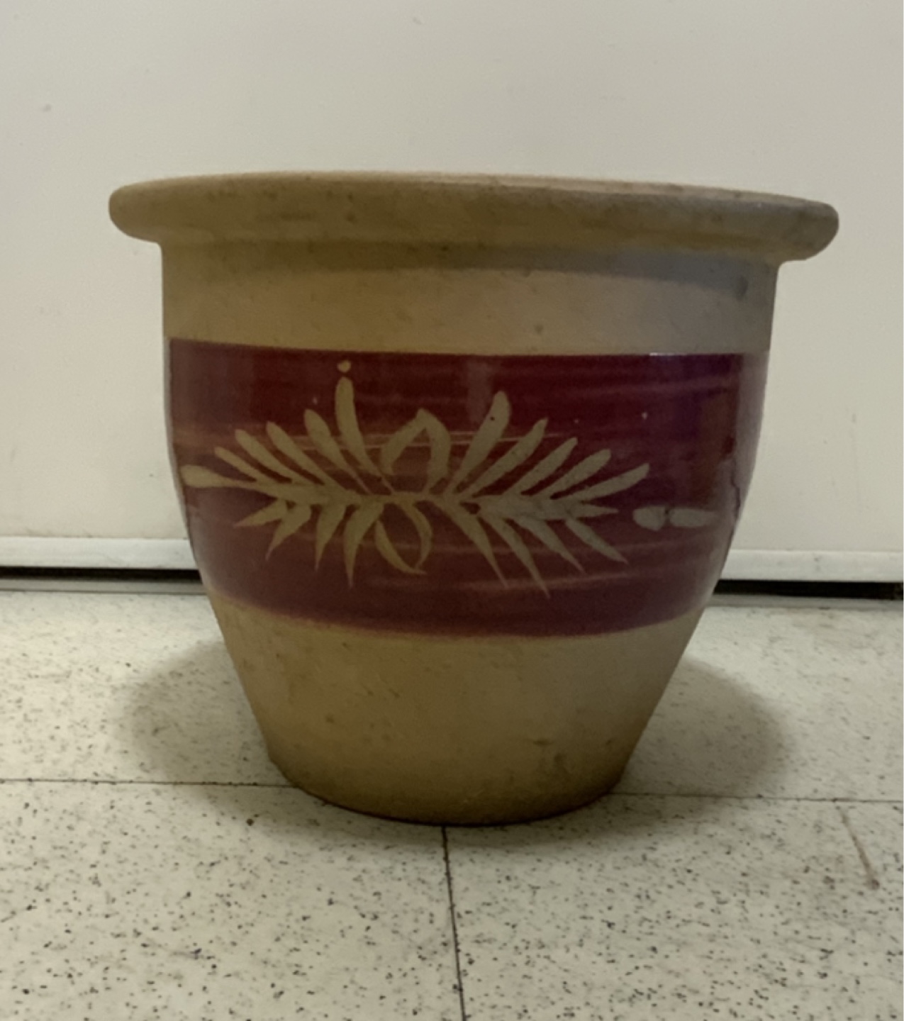 Decorated Ceramic Planter Pot - photo 2