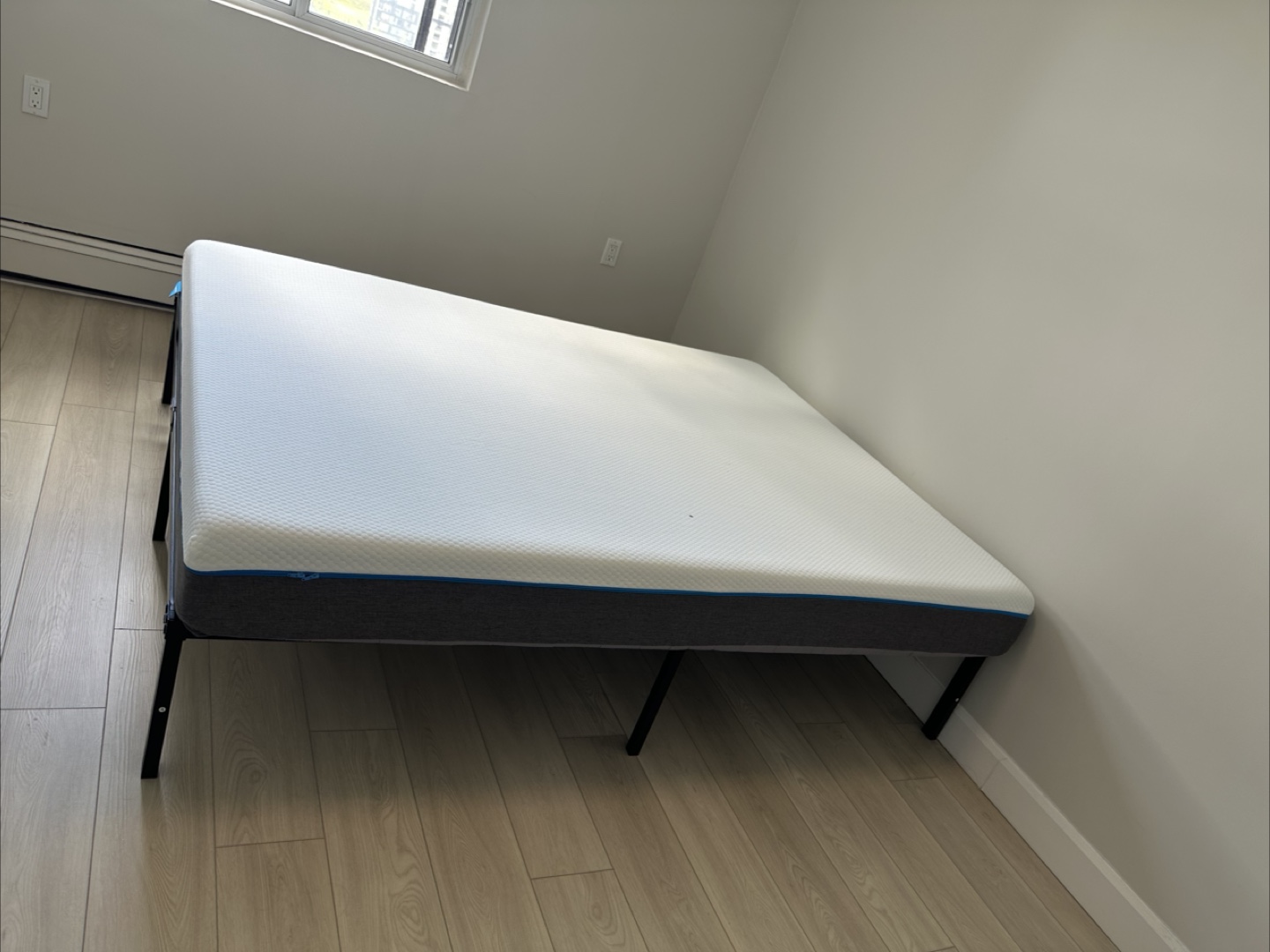 Free! Moving! King bed frame and mattress