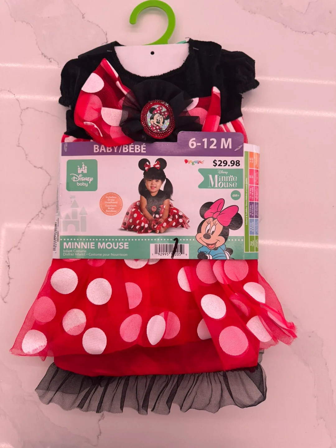 HALLOWEEN COSTUME- BABY DISNEY MINI MOUSE DRESS thumbnail