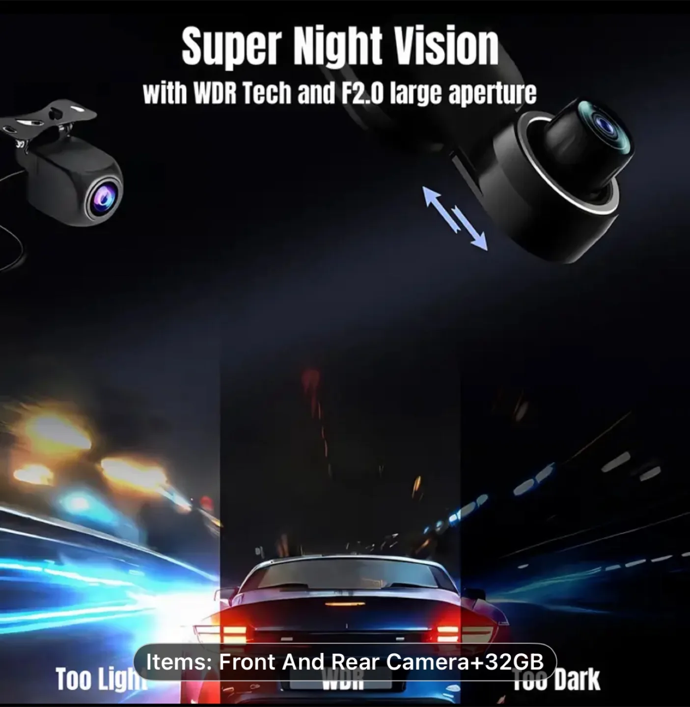 1080P Touch Dash Cam Mirro image indicator(10)