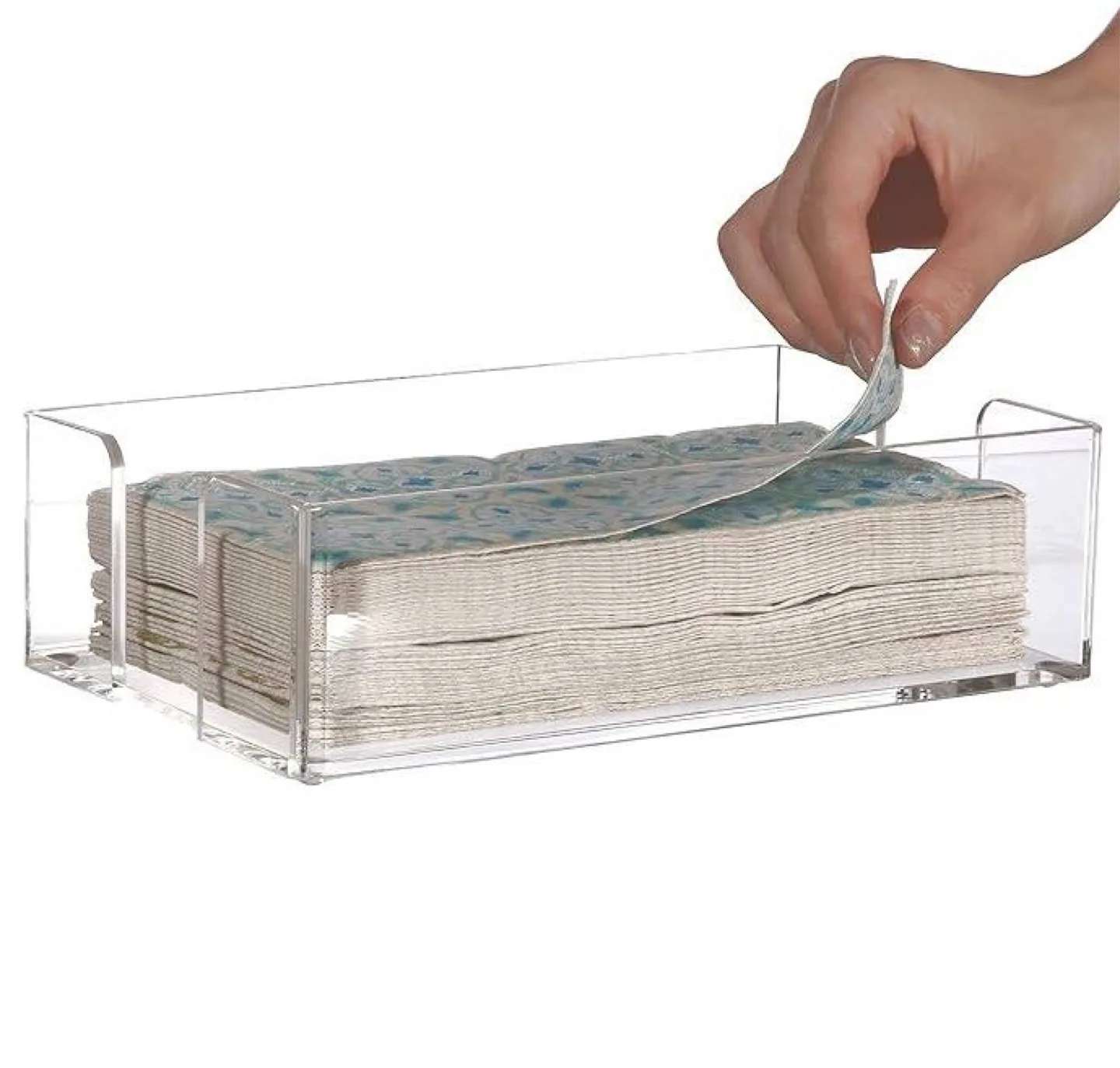 Acrylic Napkin Holder measuring 9" x 5.5" thumbnail