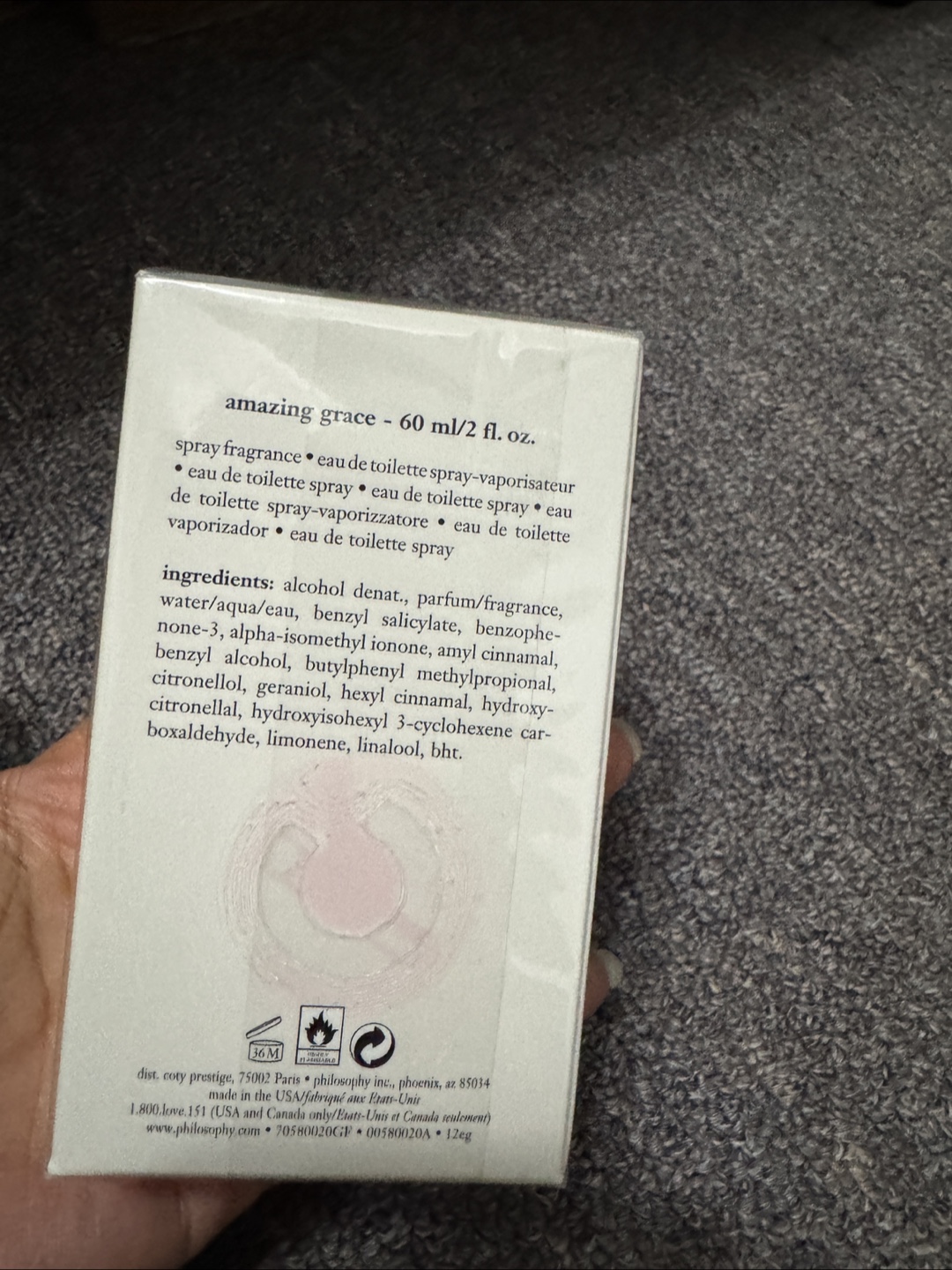 Philosophy Amazing Grace Spray Fragrance 60ml New - photo 2