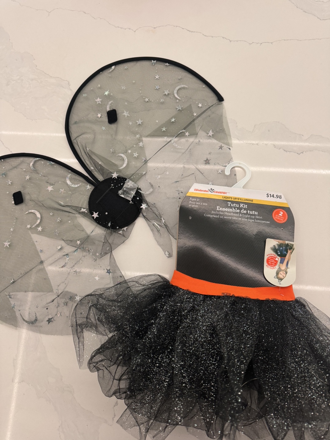 HALLOWEEN COSTUME- TODDLER TUTU + WINGS